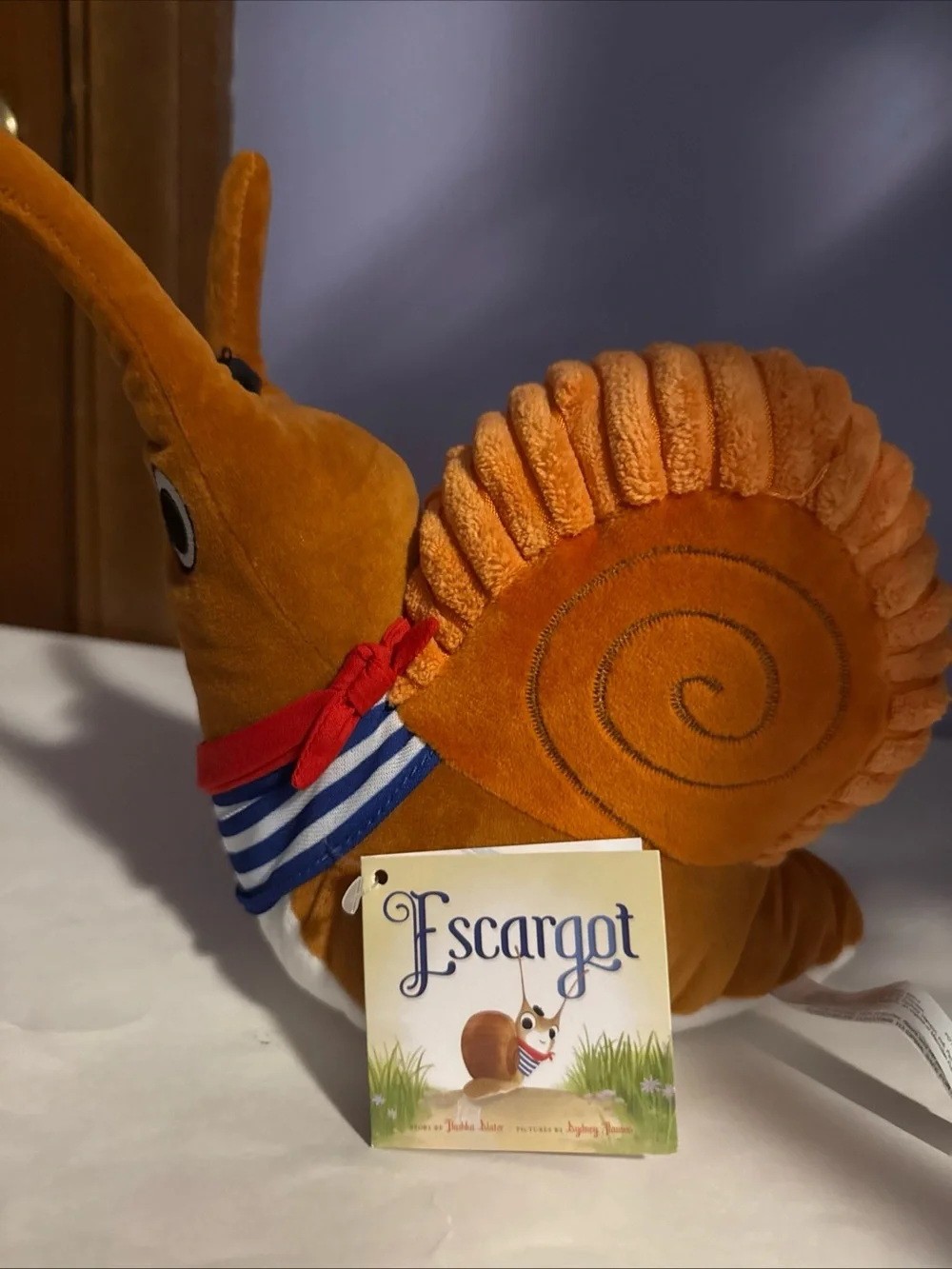 ESCARGOT Plush by Dashka Slater NEW